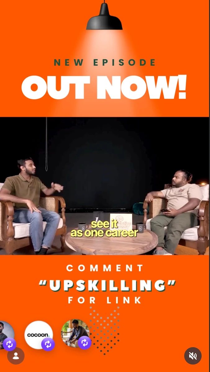 Episode card for The Creative Odyssey Podcast featuring Ammar Ahamed on why your job title is not your identity
