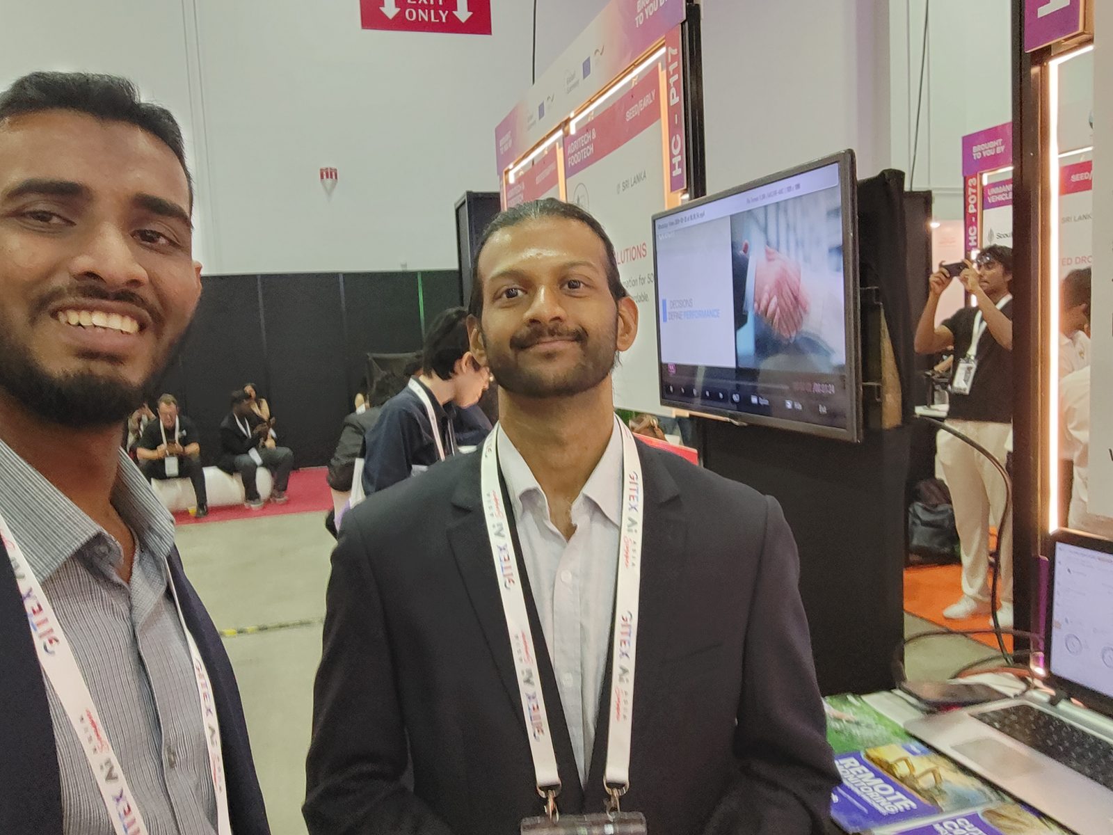 Ammar Ahamed on the GITEX Asia 2026 show floor in Singapore