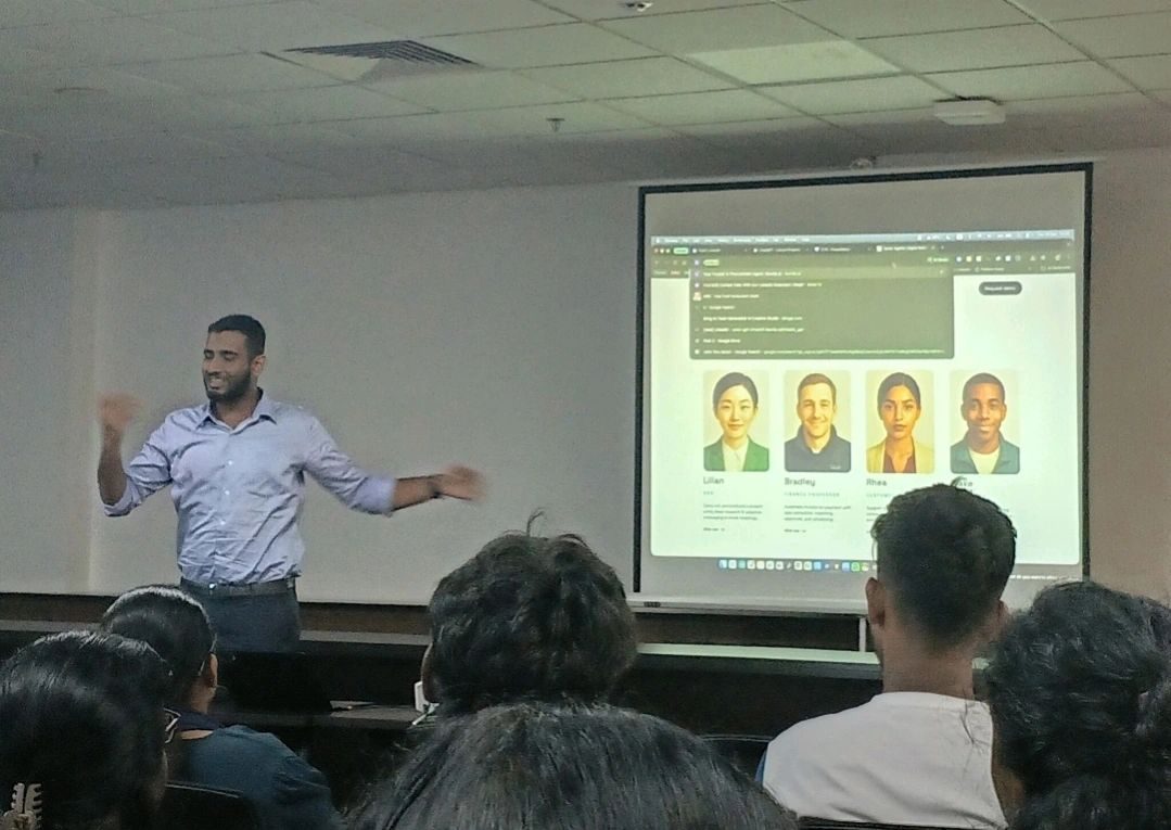 AI tools worth adopting, walked through at ICTA's Global Entrepreneurship Week by Ammar Ahamed